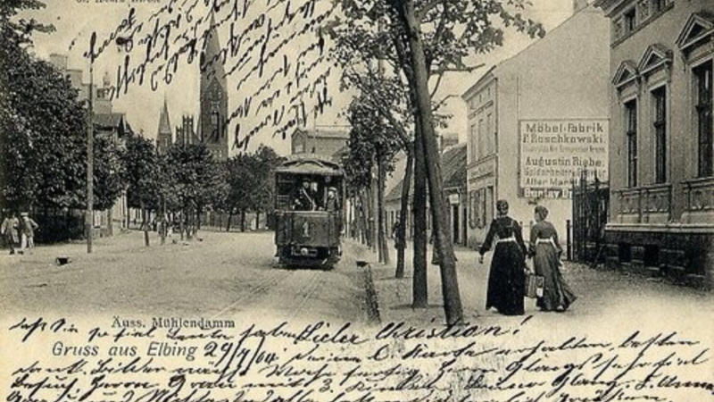 Elbląg, Ulica Traugutta dawniej Elbląg, Ulica Traugutta dawniej