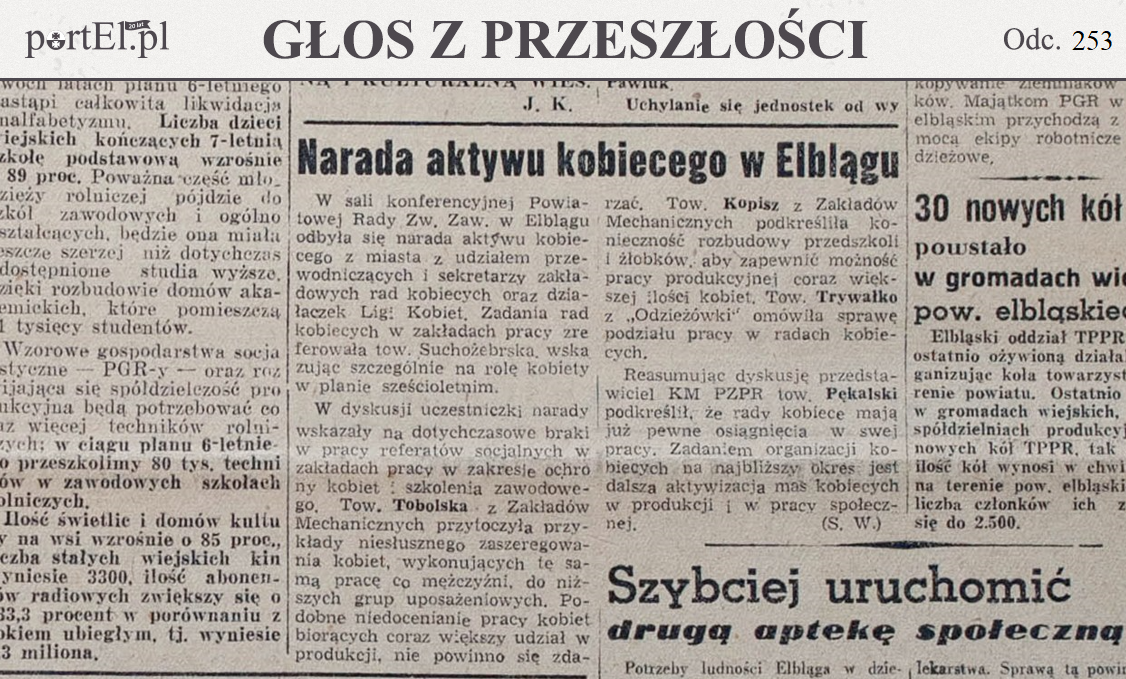 Elbląg, Głos Wybrzeża nr 288, 1950 r. Elbląg, Głos Wybrzeża nr 288, 1950 r.