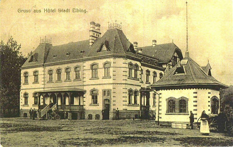 Elbląg, Hotel Stadt Elbing przed wojną. Dzisiaj (ul. Żeromskiego) mieści się tu przychodnia zdroai Elbląg, Hotel Stadt Elbing przed wojną. Dzisiaj (ul. Żeromskiego) mieści się tu przychodnia zdroai