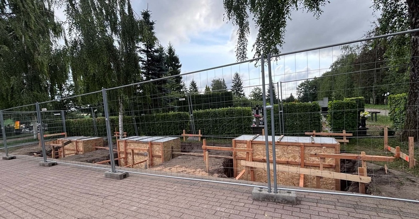 Elbląg, Budowa kolumbarium w Pasłęku,