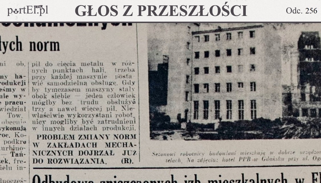 Elbląg, Głos Wybrzeża nr 290, 1950 r.