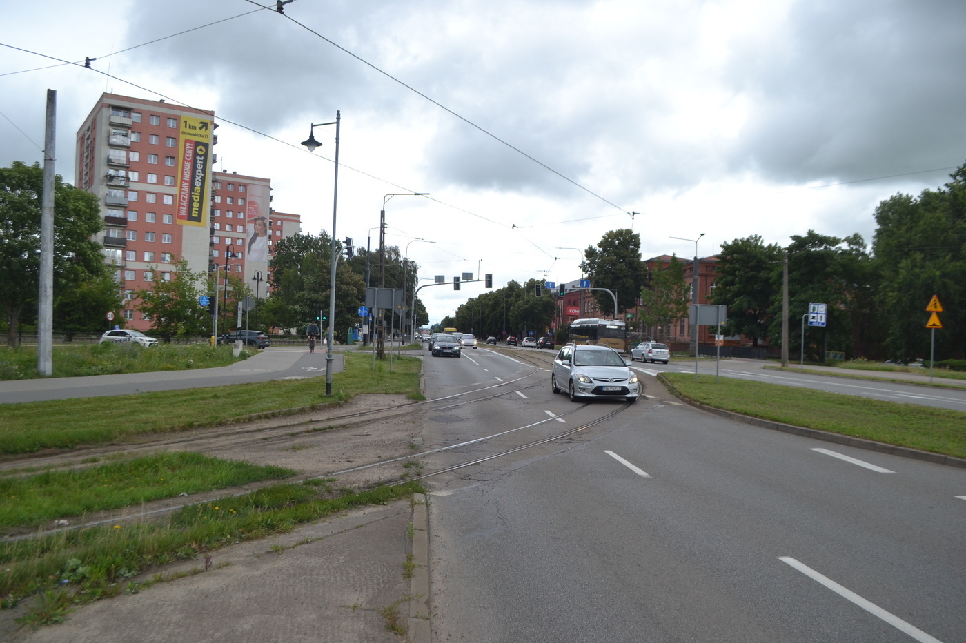 Elbląg, Początek al. Grunwaldzkiej Elbląg, Początek al. Grunwaldzkiej