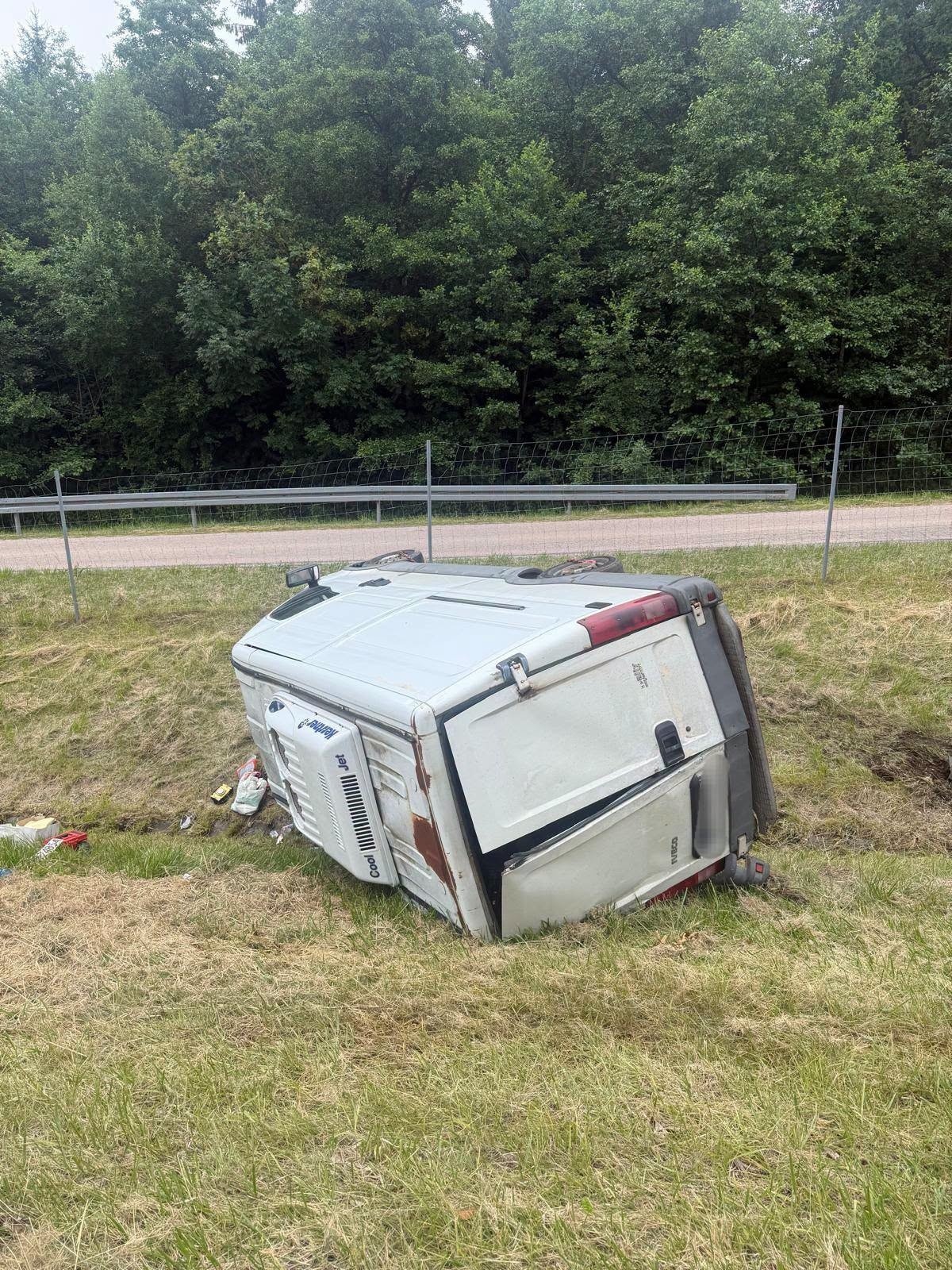 Elbląg, Dachował na S22 Elbląg, Dachował na S22