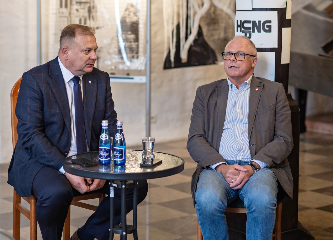 Elbląg, Michał Missan i Jacek Protas Elbląg, Michał Missan i Jacek Protas