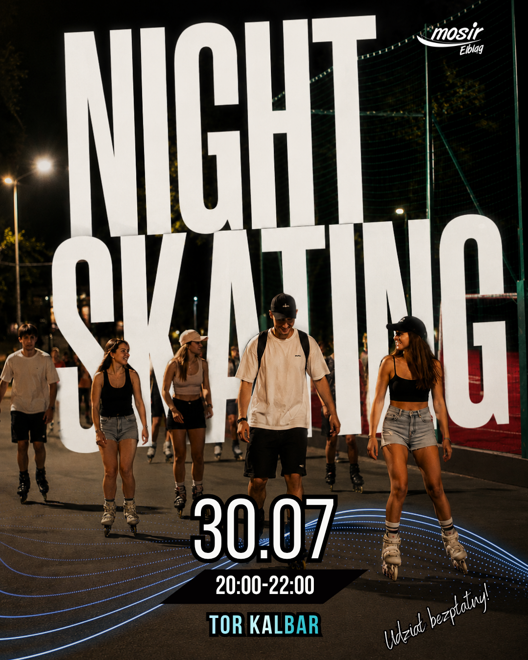Elbląg, Pierwszy Night Skating na Kalbarze Elbląg, Pierwszy Night Skating na Kalbarze