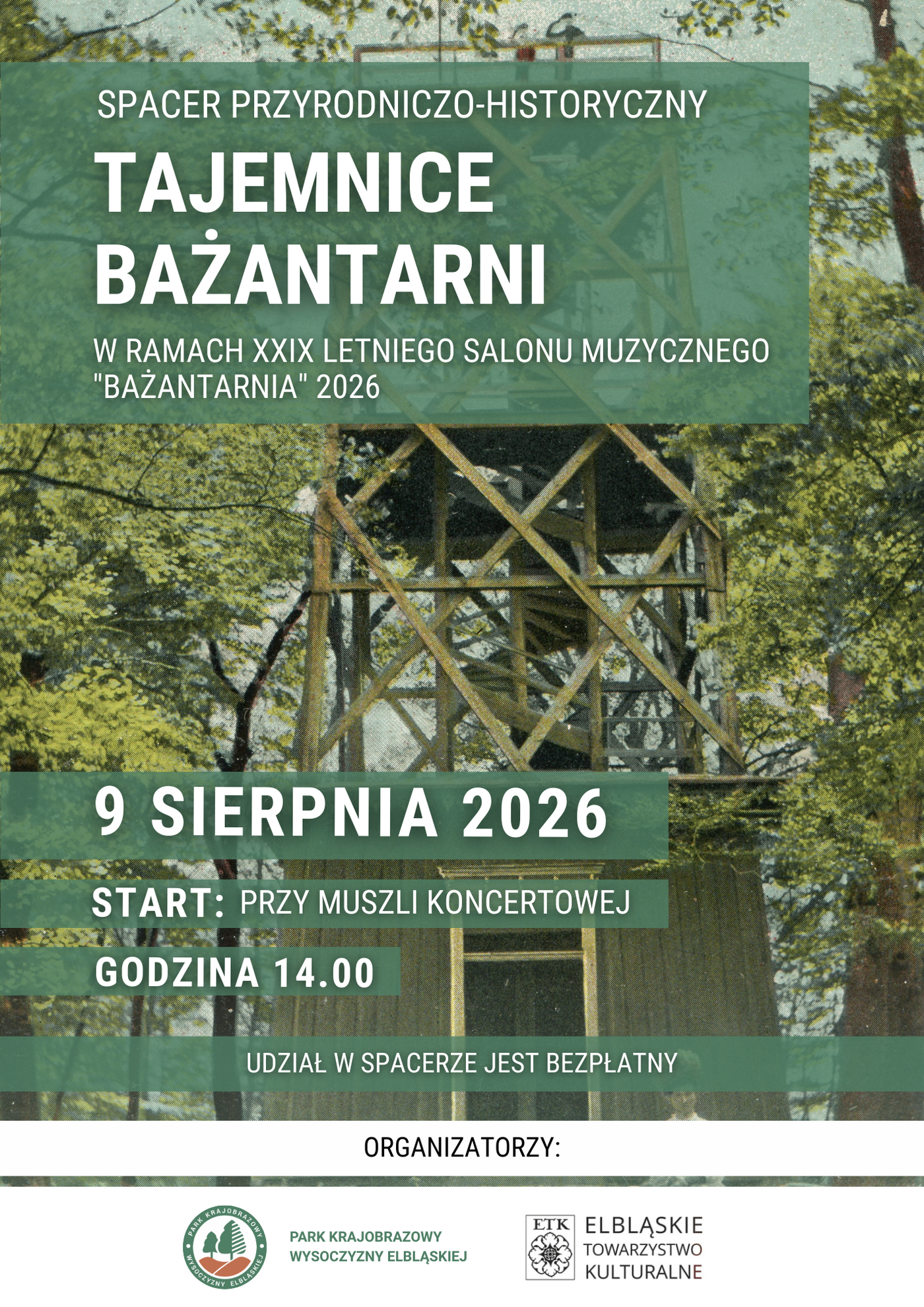 Elbląg, Zapraszamy na spacer "Tajemnice Bażantarni" Elbląg, Zapraszamy na spacer "Tajemnice Bażantarni"