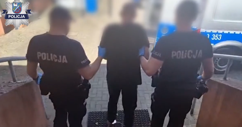 Elbląg, Zatrzymanie 27-latka,
