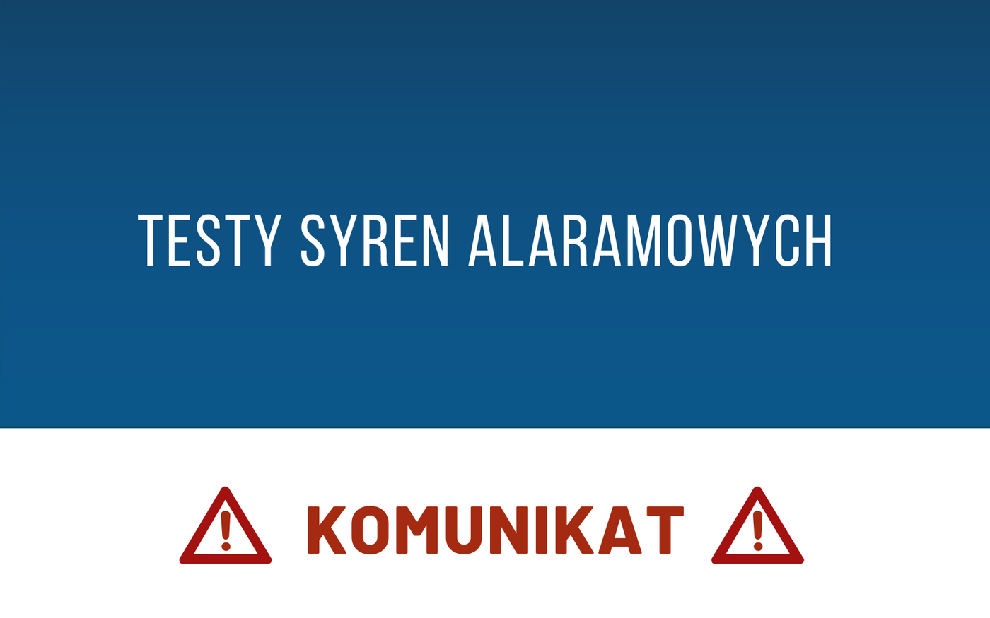 Elbląg, Zawyją syreny - to tylko testy Elbląg, Zawyją syreny - to tylko testy