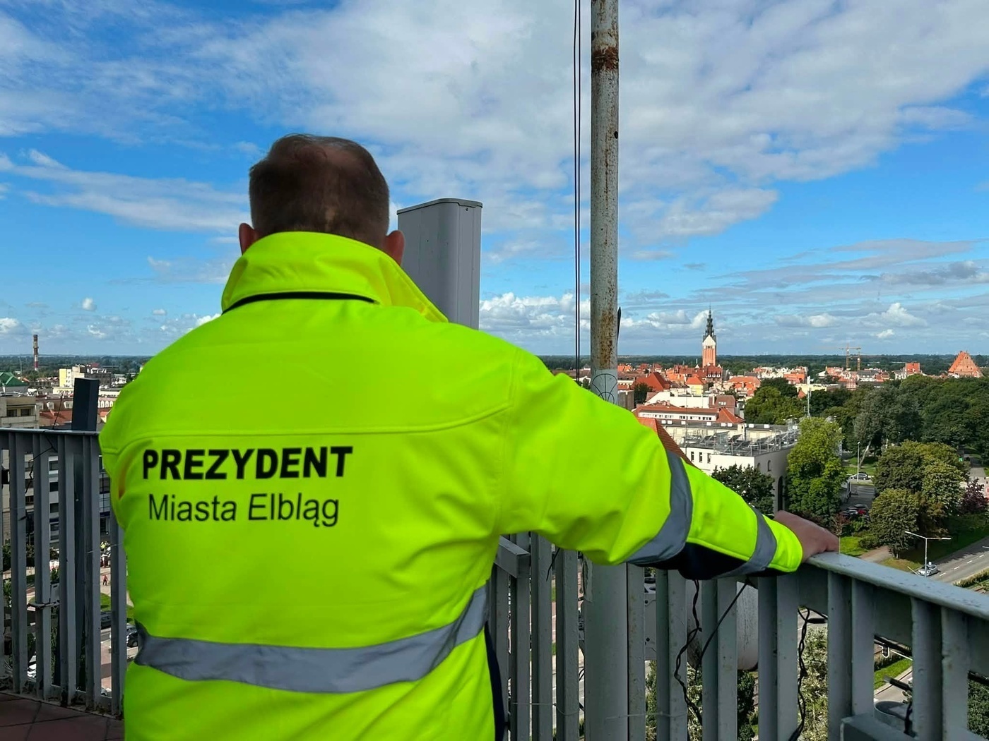 Elbląg, Zdjęcie z Facebooka prezydenta Michała Missana Elbląg, Zdjęcie z Facebooka prezydenta Michała Missana
