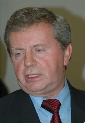 Elbląg, Szef elbląskiej "Solidarności" Mirosław Kozłowski Elbląg, Szef elbląskiej "Solidarności" Mirosław Kozłowski