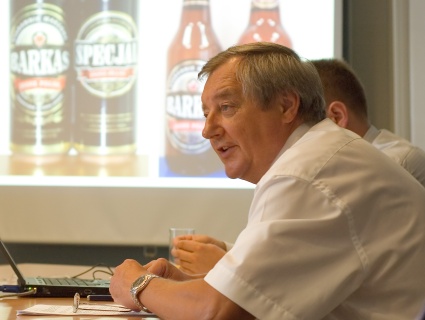 Elbląg, Dyrektor Browaruw Elblągu Roman Korzeniowski