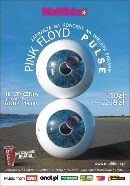 Elbląg, Pink Floyd w Multikinie Elbląg, Pink Floyd w Multikinie