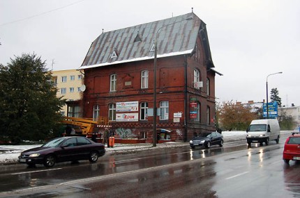 Elbląg, Willa przy ul. 12 Lutego u schyłku zimy