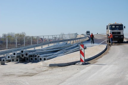 Elbląg, Wiadukt na Akacjową w czerwcu