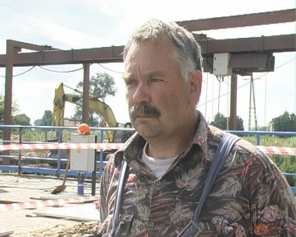 Elbląg, Andrzej Kozak, operator stacji pomp.