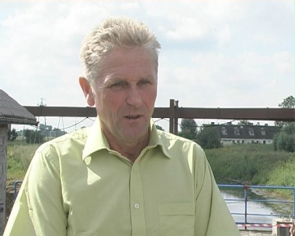 Elbląg, Roman Woźniakowski, kierownik budowy. Elbląg, Roman Woźniakowski, kierownik budowy.