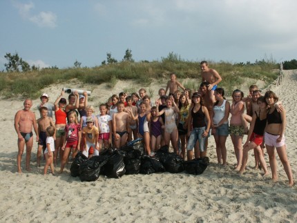 Elbląg, Na kolonii w Piaskach sprzątali Bałtyk Elbląg, Na kolonii w Piaskach sprzątali Bałtyk