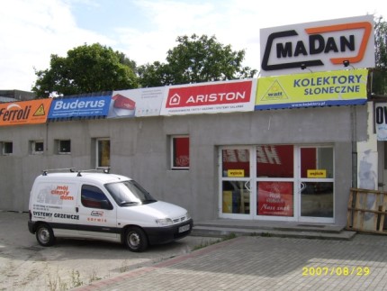 Elbląg, Nowy salon firmy MADAN