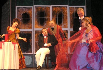 Elbląg, scena z "Opowieści wigilijnej"