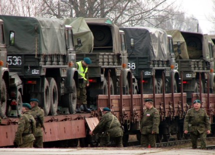 Elbląg, Przeciwlotnicy na poligonie