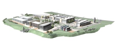 Elbląg, wizualizacja Parku Technologicznego na Modrzewinie Elbląg, wizualizacja Parku Technologicznego na Modrzewinie