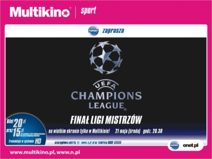 Elbląg, Liga Mistrzów w Multikinie Elbląg, Liga Mistrzów w Multikinie