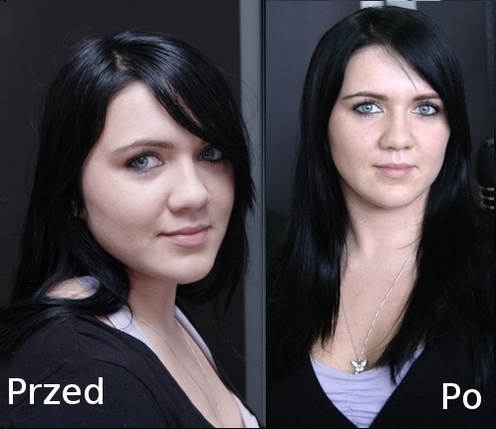 Nasza Czytelniczka przed i po wizycie w salonie