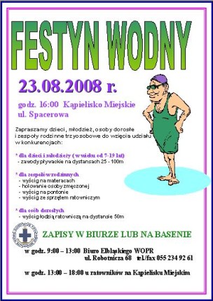 Elbląg, Festyn wodny na dolince