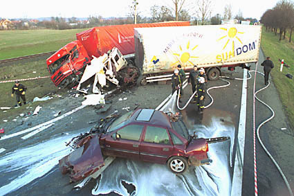 Elbląg, Do tego wypadku doszło w Zielonce Pasłęckiej
