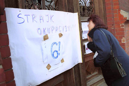 Elbląg, Okupacja budynku zarządu Elzamu trwała kilkanaście dni