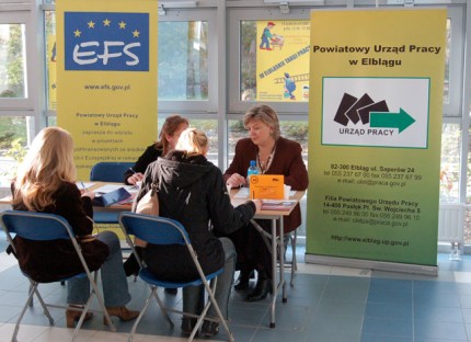 Elbląg, Pracy coraz mniej