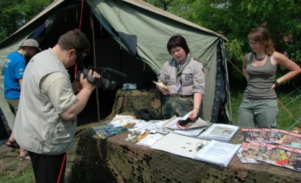 Elbląg, Harcerze podczas „Piegusa”.