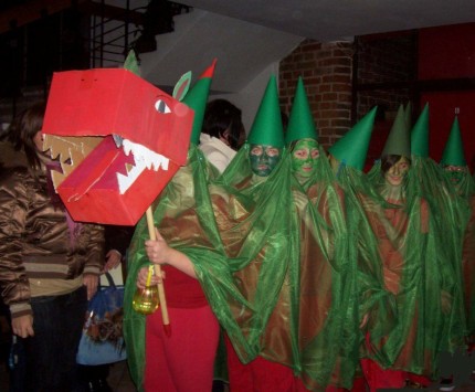 Elbląg, Smok jak malowany...