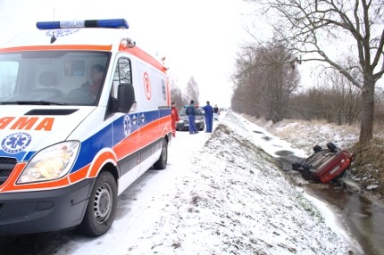 Elbląg, Dachowała przez tira?