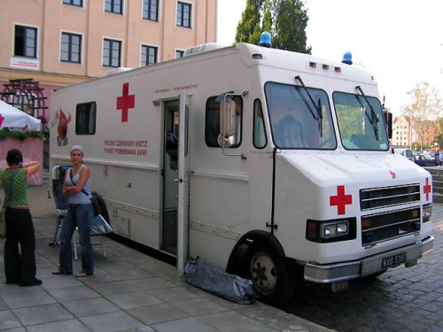 Elbląg, Darując krew, ratujesz życie