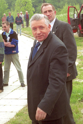 Elbląg, Andrzej Lepper spotkał się z sympatykami Samoobrony w Elblągu Elbląg, Andrzej Lepper spotkał się z sympatykami Samoobrony w Elblągu