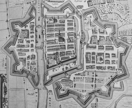 Elbląg, Plan miasta z około 1642r.