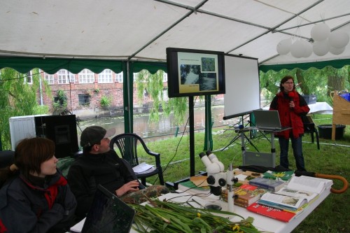 Elbląg, Na zdjęciu terenowe laboratorium naukowców.