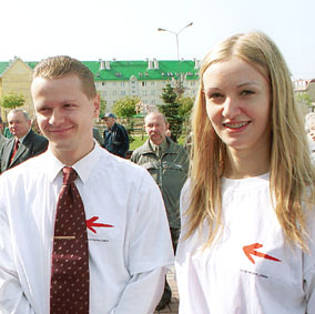 Elbląg, Marcin Jaroś i Sylwia Różycka-Kowal Elbląg, Marcin Jaroś i Sylwia Różycka-Kowal