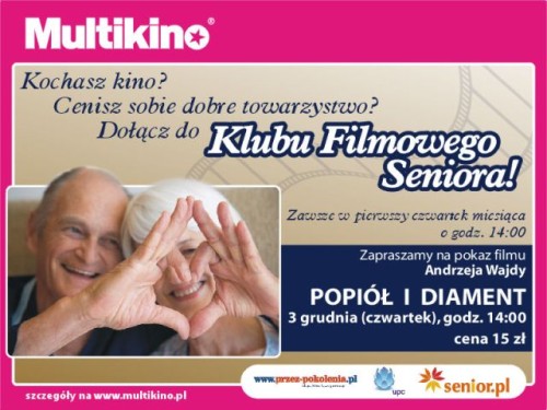 Elbląg, „Popiół i diament” w filmowym klubie seniora