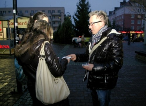 Elbląg, Prezerwatywy w prezencie od Młodych Socjalistów