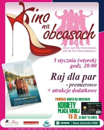 Elbląg, Kino na Obcasach: Raj dla par Elbląg, Kino na Obcasach: Raj dla par