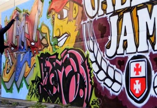 Elbląg, Niektóre ścienne malowidła to niemal artystyczne dzieła