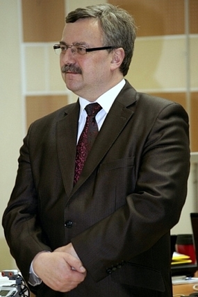 Elbląg, Na zdjęciu Marian Podziewski Elbląg, Na zdjęciu Marian Podziewski