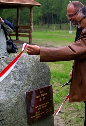 Elbląg, Marszałek województwa Jacek Protas i starosta Sławomir Jezierski uroczyście otworzyli pole biwakowe przy pochylni Buczyniec