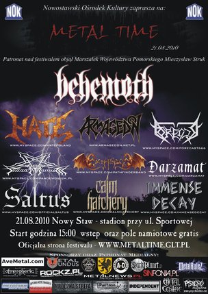 Elbląg, Metal Time 2010 – Nowy Staw