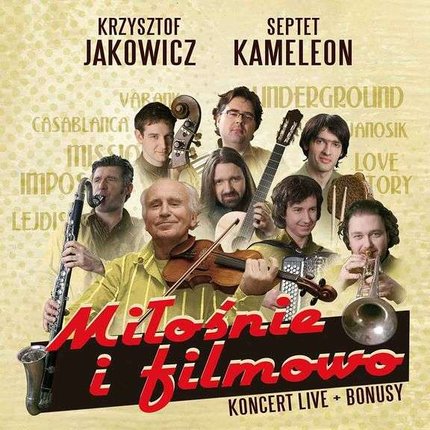 Okładka płyty z nowymi wersjami muzyki filmowej Okładka płyty z nowymi wersjami muzyki filmowej