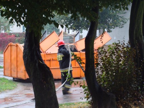 Elbląg, Płonący śmietnik - palący problem Elbląg, Płonący śmietnik - palący problem