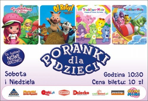 Elbląg, Poranki dla dzieci – jeszcze więcej bajek!