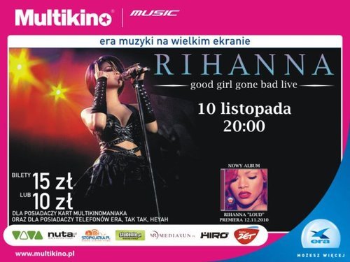 Multikino: Koncert Rihanny